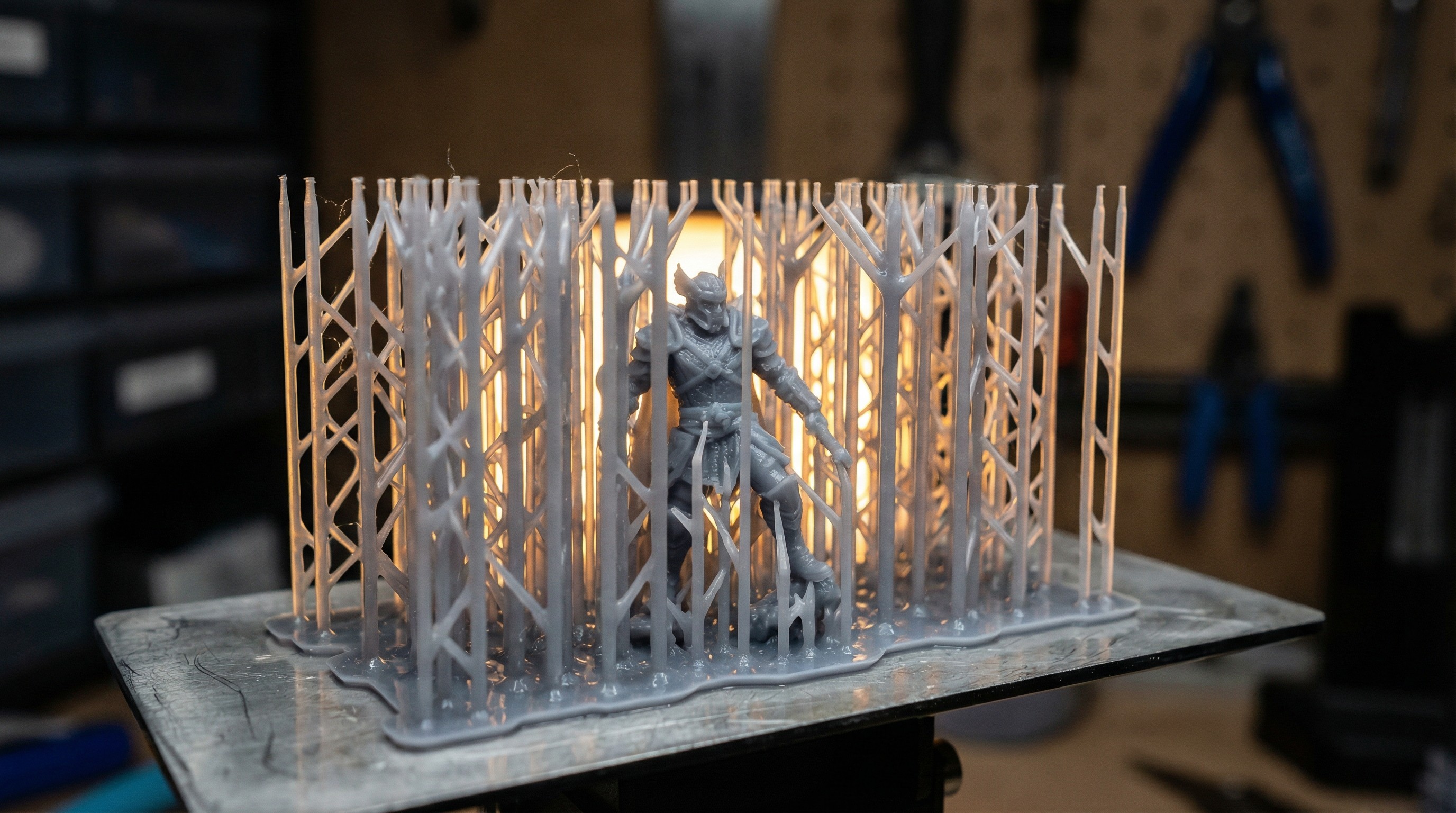 How to Add Supports for Resin Miniature Printing